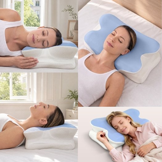 Melara Max Pillow memory foam comfort construction Melara Max Pillow memory foam construction