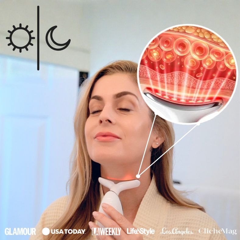 Using MyoGlow in a morning or evening routine MyoGlow morning and evening skincare routine